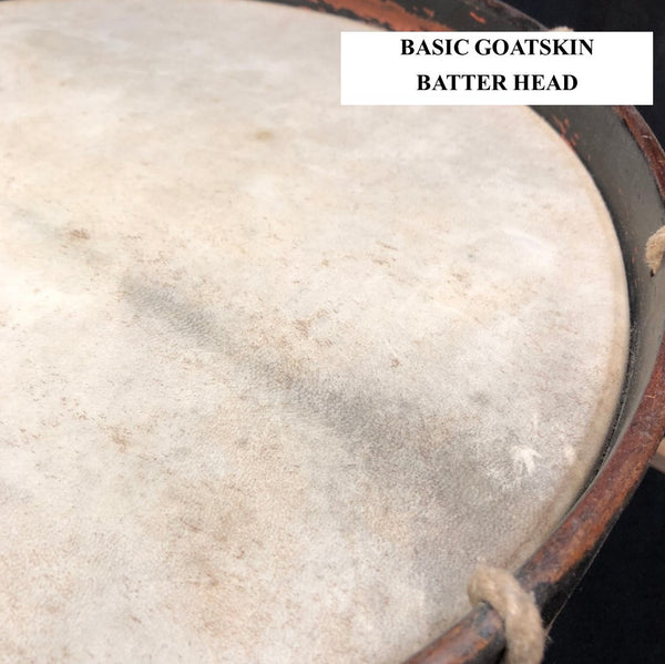 Calfskin and Goatskin Batter Heads for 14" through 17" diameter drums