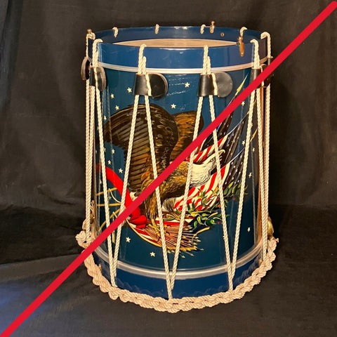 SOLD  Cooperman Liberty Model 17x19, "Blue Eagle" drum, DEMO