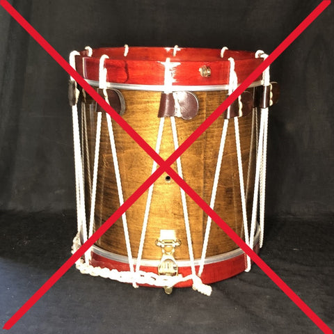 SOLD       Liberty Snare Drum 16" dia. x 15" DEMO #3627