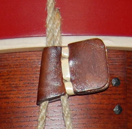 Cooperman 19th c style square drum ear, stained