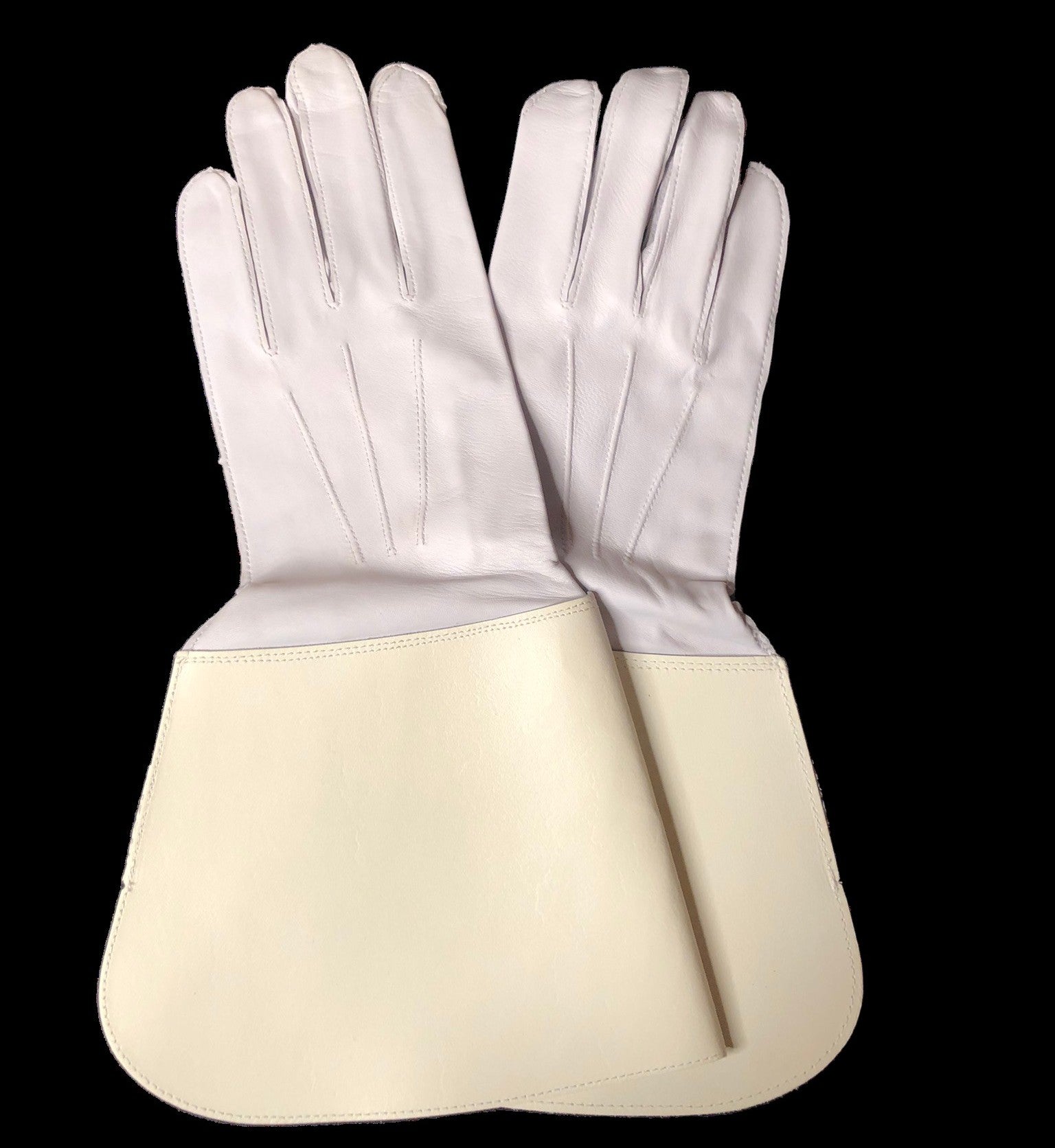 STOCK CLEARANCE  Drum Major Gauntlets, all leather, 6" or 9" cuffs