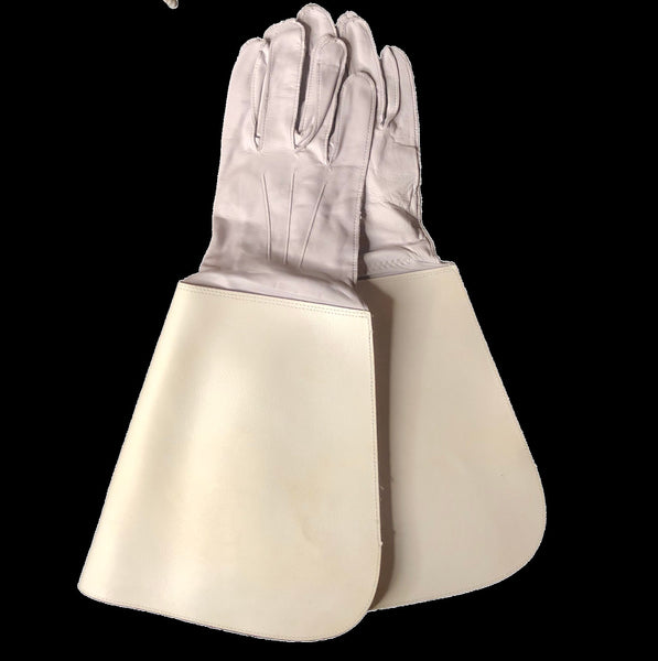 STOCK CLEARANCE  Drum Major Gauntlets, all leather, 6" or 9" cuffs