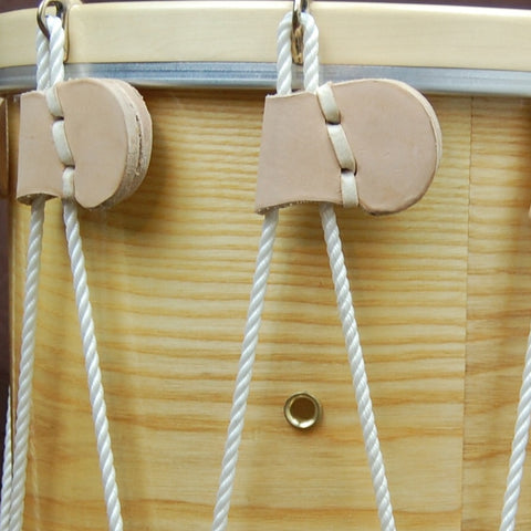 Cooperman drum showing filament dacron rope