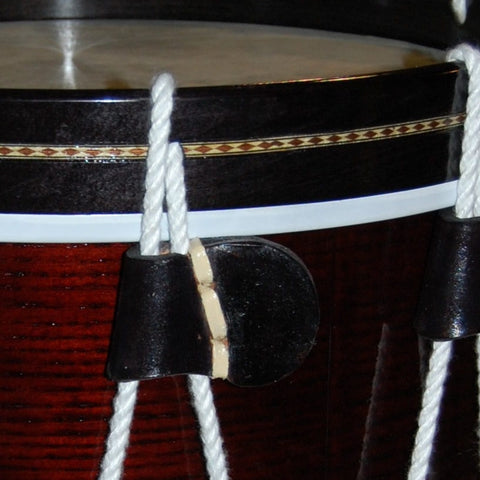 Cooperman drum showing spun polyester rope
